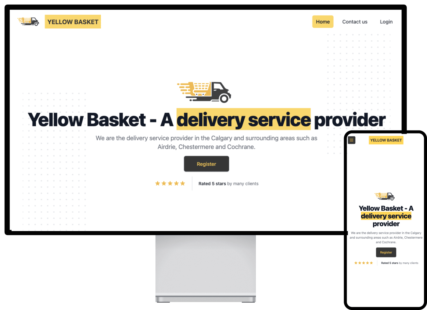 Yellow Basket Website